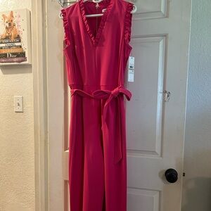 Calvin Klein Fuchsia Pink Sleeveless Jumpsuit